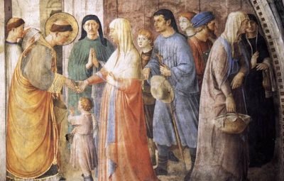 st stephen distributing alms fra angelico 1447 1449 st stephen distributing alms fra angelico 1447 1449